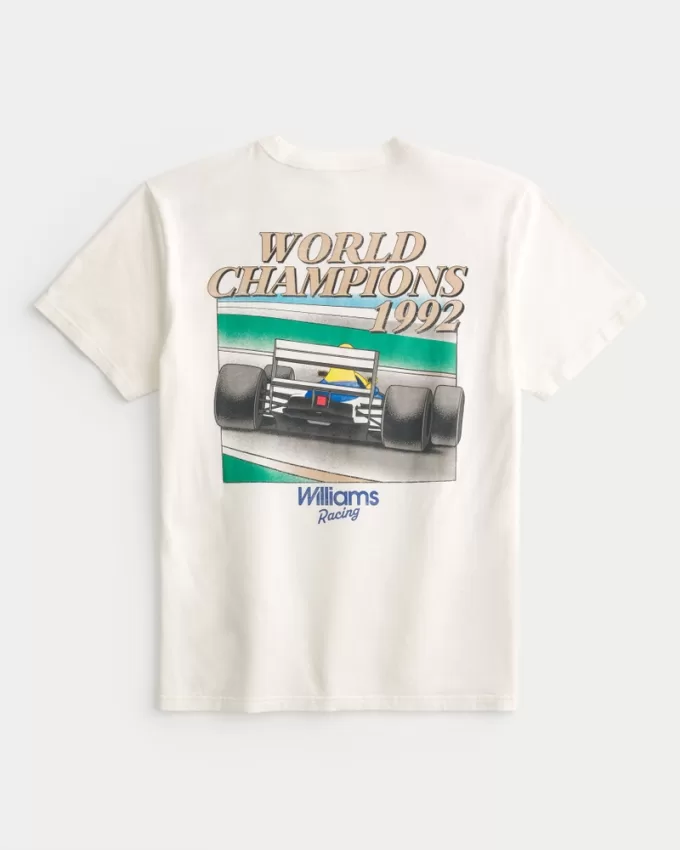 Relaxed Williams Racing Graphic Tee,Relaxed Williams Racing Graphic Tee Relaxed Williams Racing Graphic Tee,Relaxed Williams Racing Graphic Tee
