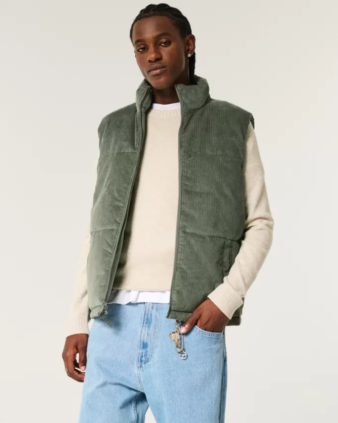 Reversible Corduroy Puffer Vest,Reversible Corduroy Puffer Vest Reversible Corduroy Puffer Vest,Reversible Corduroy Puffer Vest