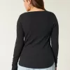 Ribbed Henley,Ribbed Henley Ribbed Henley,Ribbed Henley