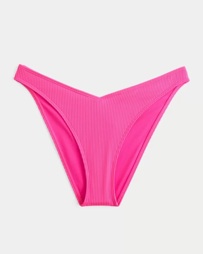 Ribbed High-Leg Cheeky Bikini Bottom,Ribbed High-Leg Cheeky Bikini Bottom Ribbed High-Leg Cheeky Bikini Bottom,Ribbed High-Leg Cheeky Bikini Bottom