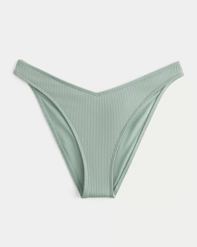 Ribbed High-Leg Cheeky Bikini Bottom,Ribbed High-Leg Cheeky Bikini Bottom Ribbed High-Leg Cheeky Bikini Bottom,Ribbed High-Leg Cheeky Bikini Bottom