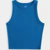Ribbed High-Neck Tank,Ribbed High-Neck Tank Ribbed High-Neck Tank,Ribbed High-Neck Tank