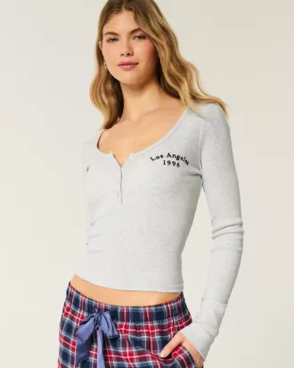 Ribbed Los Angeles Graphic Henley,Ribbed Los Angeles Graphic Henley Ribbed Los Angeles Graphic Henley,Ribbed Los Angeles Graphic Henley