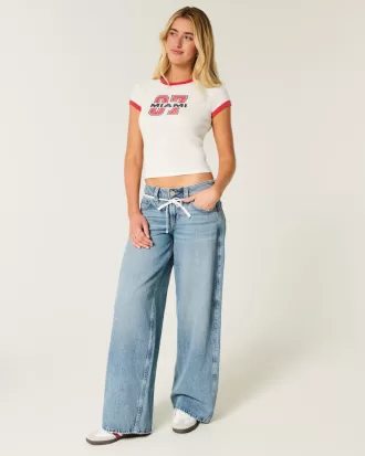 Ribbed Miami Graphic Baby Tee,Ribbed Miami Graphic Baby Tee Ribbed Miami Graphic Baby Tee,Ribbed Miami Graphic Baby Tee
