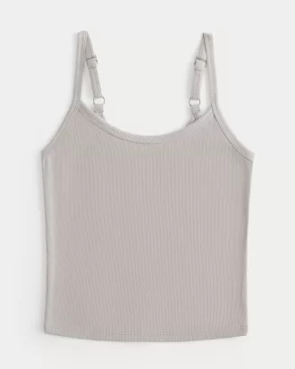 Ribbed Scoop Cami,Ribbed Scoop Cami