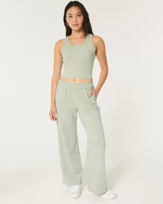 Ribbed Scoop Tank,Ribbed Scoop Tank