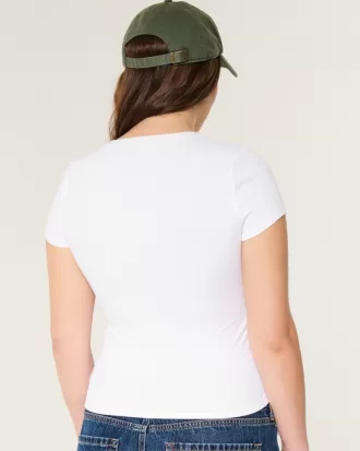 Ribbed Seamless Fabric Crew Top,Ribbed Seamless Fabric Crew Top Ribbed Seamless Fabric Crew Top,Ribbed Seamless Fabric Crew Top