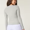Ribbed Seamless Fabric Long-Sleeve Top,Ribbed Seamless Fabric Long-Sleeve Top Ribbed Seamless Fabric Long-Sleeve Top,Ribbed Seamless Fabric Long-Sleeve Top