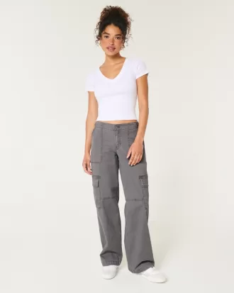 Ribbed V-Neck Top,Ribbed V-Neck Top Ribbed V-Neck Top,Ribbed V-Neck Top