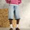 Ripped Light Wash Super Baggy Denim Shorts,Ripped Light Wash Super Baggy Denim Shorts Ripped Light Wash Super Baggy Denim Shorts,Ripped Light Wash Super Baggy Denim Shorts