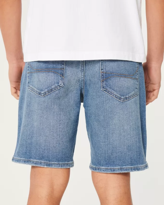 Ripped Medium Wash Loose Denim Shorts 9″,Ripped Medium Wash Loose Denim Shorts 9″ Ripped Medium Wash Loose Denim Shorts 9″,Ripped Medium Wash Loose Denim Shorts 9″