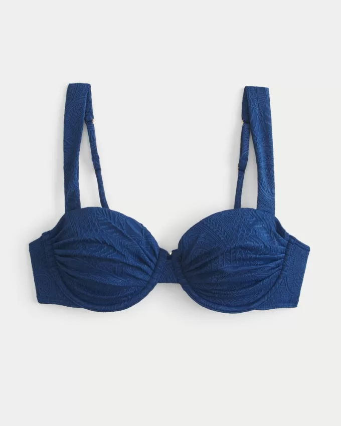 Ruched Jacquard Balconette Bikini Top,Ruched Jacquard Balconette Bikini Top Ruched Jacquard Balconette Bikini Top,Ruched Jacquard Balconette Bikini Top