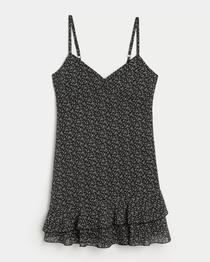 Ruffle Chiffon Mini Dress,Ruffle Chiffon Mini Dress Ruffle Chiffon Mini Dress,Ruffle Chiffon Mini Dress