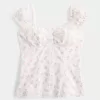 Ruffle Trim Poplin Blouse,Ruffle Trim Poplin Blouse Ruffle Trim Poplin Blouse,Ruffle Trim Poplin Blouse