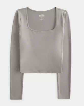 Seamless Fabric Long-Sleeve Square-Neck T-Shirt,Seamless Fabric Long-Sleeve Square-Neck T-Shirt Seamless Fabric Long-Sleeve Square-Neck T-Shirt,Seamless Fabric Long-Sleeve Square-Neck T-Shirt