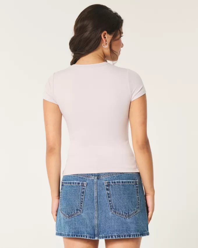 Seamless Fabric Longline Crew Baby Tee,Seamless Fabric Longline Crew Baby Tee Seamless Fabric Longline Crew Baby Tee,Seamless Fabric Longline Crew Baby Tee