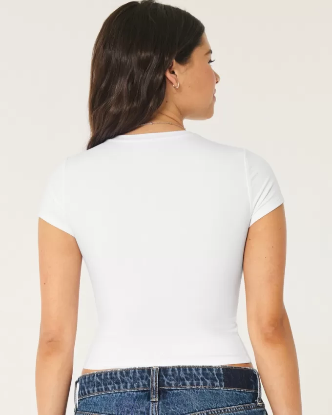 Seamless Fabric Longline Crew Baby Tee,Seamless Fabric Longline Crew Baby Tee Seamless Fabric Longline Crew Baby Tee,Seamless Fabric Longline Crew Baby Tee