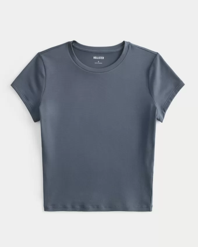 Seamless Fabric Longline Crew Baby Tee,Seamless Fabric Longline Crew Baby Tee Seamless Fabric Longline Crew Baby Tee,Seamless Fabric Longline Crew Baby Tee