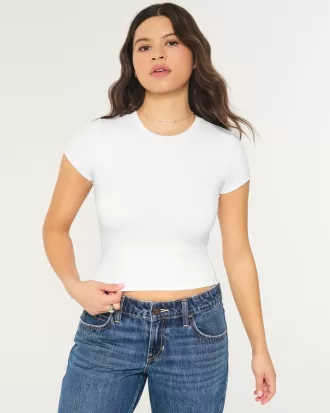 Seamless Fabric Longline Crew Baby Tee,Seamless Fabric Longline Crew Baby Tee Seamless Fabric Longline Crew Baby Tee,Seamless Fabric Longline Crew Baby Tee