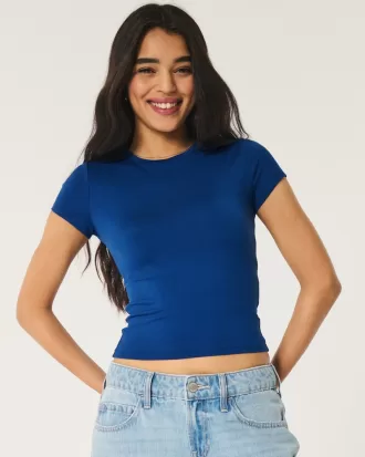 Seamless Fabric Longline Crew Baby Tee,Seamless Fabric Longline Crew Baby Tee Seamless Fabric Longline Crew Baby Tee,Seamless Fabric Longline Crew Baby Tee