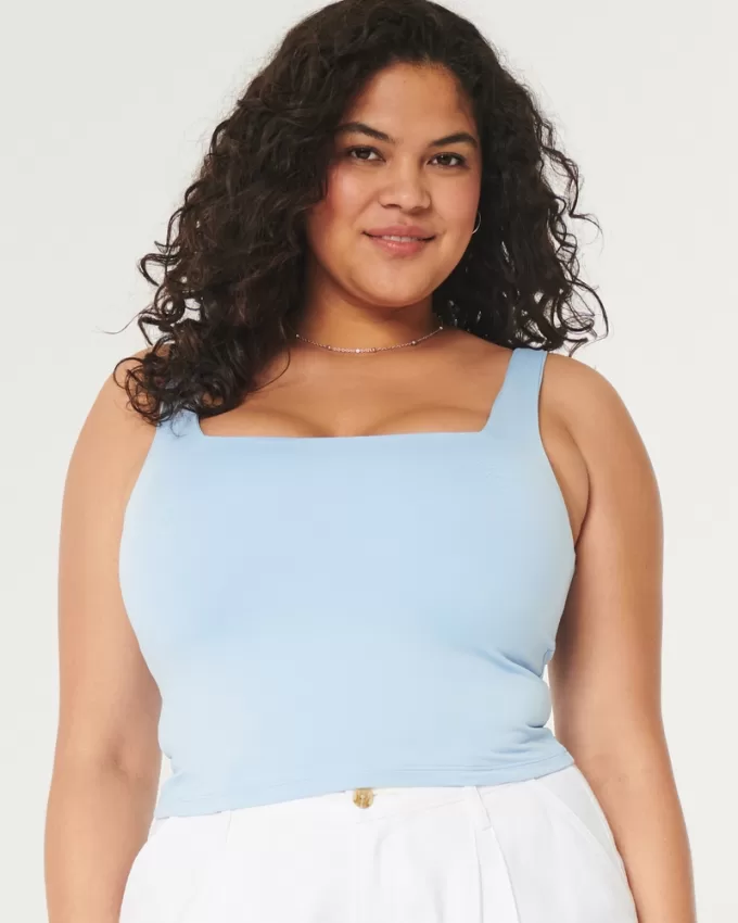 Seamless Fabric Square-Neck Tank,Seamless Fabric Square-Neck Tank Seamless Fabric Square-Neck Tank,Seamless Fabric Square-Neck Tank