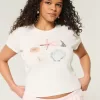 Shell Graphic Baby Tee,Shell Graphic Baby Tee Shell Graphic Baby Tee,Shell Graphic Baby Tee
