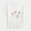 Shell Graphic Baby Tee,Shell Graphic Baby Tee Shell Graphic Baby Tee,Shell Graphic Baby Tee