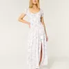 Short-Sleeve Channeled Waist Maxi Dress,Short-Sleeve Channeled Waist Maxi Dress Short-Sleeve Channeled Waist Maxi Dress,Short-Sleeve Channeled Waist Maxi Dress