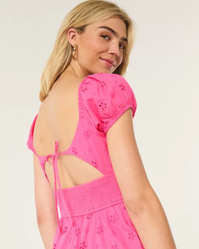 Short-Sleeve Channeled Waist Mini Dress,Short-Sleeve Channeled Waist Mini Dress Short-Sleeve Channeled Waist Mini Dress,Short-Sleeve Channeled Waist Mini Dress