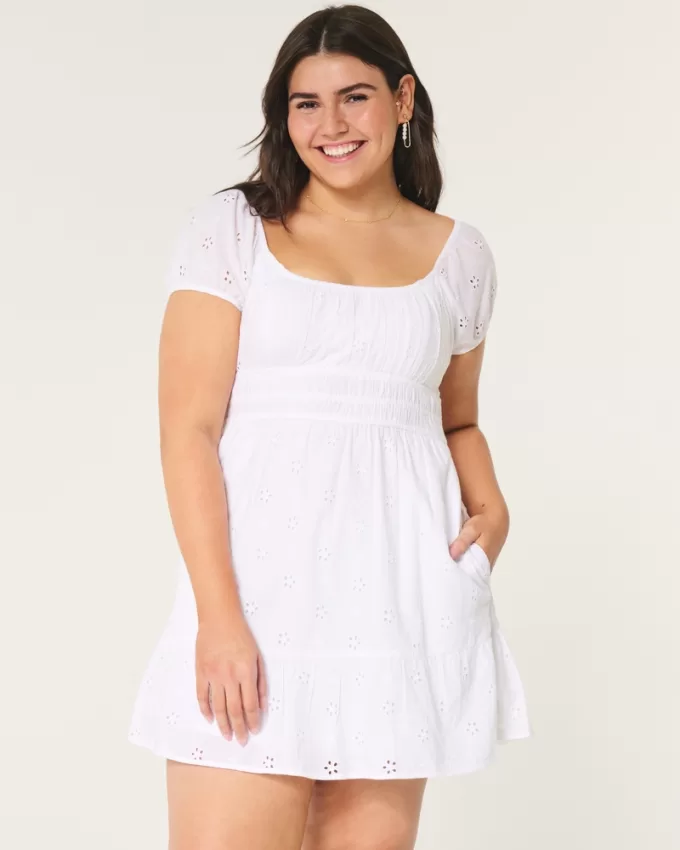 Short-Sleeve Channeled Waist Mini Dress,Short-Sleeve Channeled Waist Mini Dress Short-Sleeve Channeled Waist Mini Dress,Short-Sleeve Channeled Waist Mini Dress