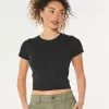 Short-Sleeve Crew Baby Tee,Short-Sleeve Crew Baby Tee Short-Sleeve Crew Baby Tee,Short-Sleeve Crew Baby Tee