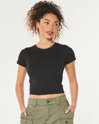 Short-Sleeve Crew Baby Tee,Short-Sleeve Crew Baby Tee Short-Sleeve Crew Baby Tee,Short-Sleeve Crew Baby Tee