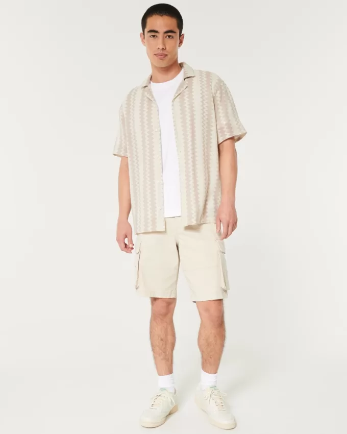 Short-Sleeve Crochet-Style Shirt,Short-Sleeve Crochet-Style Shirt Short-Sleeve Crochet-Style Shirt,Short-Sleeve Crochet-Style Shirt