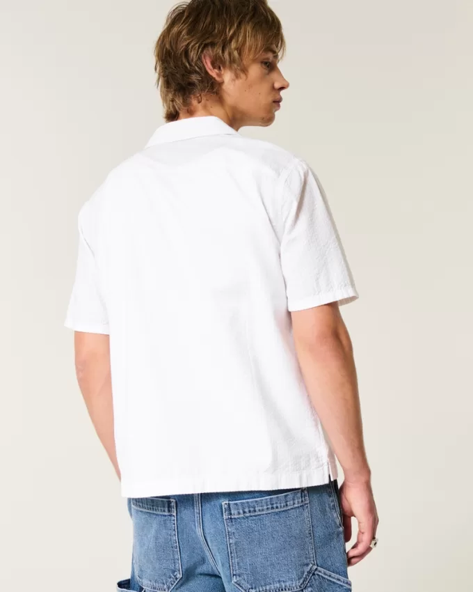 Short-Sleeve Seersucker Shirt,Short-Sleeve Seersucker Shirt Short-Sleeve Seersucker Shirt,Short-Sleeve Seersucker Shirt