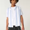 Short-Sleeve Textural Stripe Shirt,Short-Sleeve Textural Stripe Shirt Short-Sleeve Textural Stripe Shirt,Short-Sleeve Textural Stripe Shirt