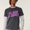 Shrunken Black Sabbath Graphic Tee,Shrunken Black Sabbath Graphic Tee Shrunken Black Sabbath Graphic Tee,Shrunken Black Sabbath Graphic Tee