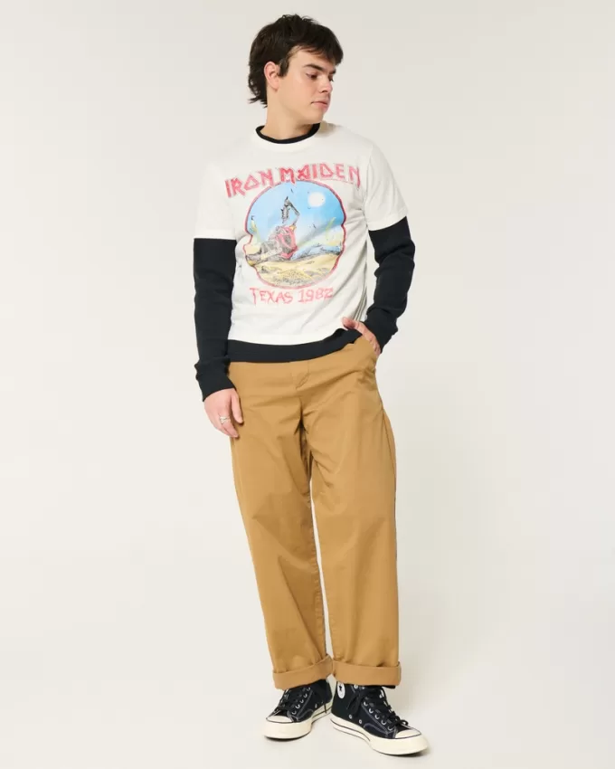 Shrunken Iron Maiden Graphic Tee,Shrunken Iron Maiden Graphic Tee Shrunken Iron Maiden Graphic Tee,Shrunken Iron Maiden Graphic Tee