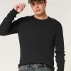 Shrunken Long-Sleeve Waffle Crew T-Shirt,Shrunken Long-Sleeve Waffle Crew T-Shirt Shrunken Long-Sleeve Waffle Crew T-Shirt,Shrunken Long-Sleeve Waffle Crew T-Shirt