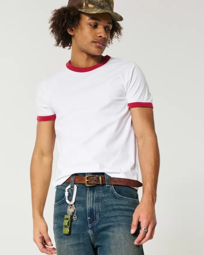 Shrunken Ringer Tee,Shrunken Ringer Tee Shrunken Ringer Tee,Shrunken Ringer Tee