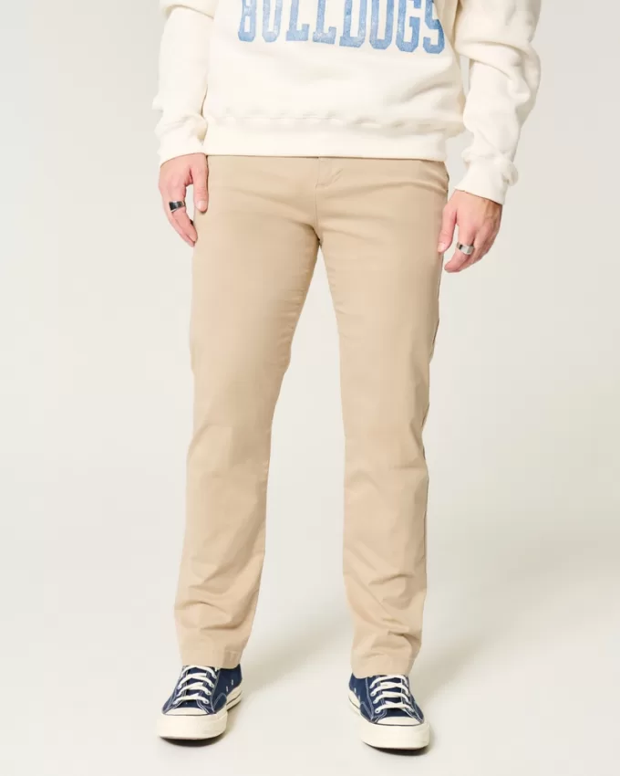 Slim Straight Chino Pants,Slim Straight Chino Pants
