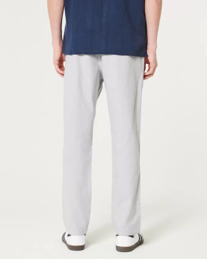 Slim Straight Linen-Blend Pull-On Pants,Slim Straight Linen-Blend Pull-On Pants Slim Straight Linen-Blend Pull-On Pants,Slim Straight Linen-Blend Pull-On Pants
