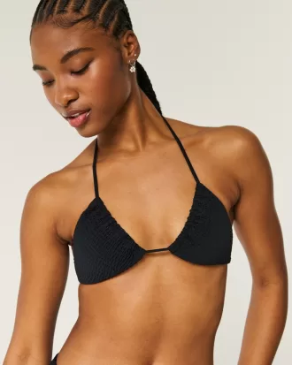 Smocked Multi-Way Triangle Bikini Top,Smocked Multi-Way Triangle Bikini Top