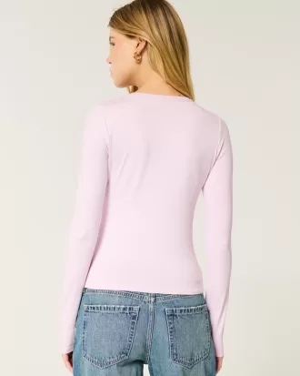 Soft Stretch Seamless Fabric Crew Top,Soft Stretch Seamless Fabric Crew Top Soft Stretch Seamless Fabric Crew Top,Soft Stretch Seamless Fabric Crew Top