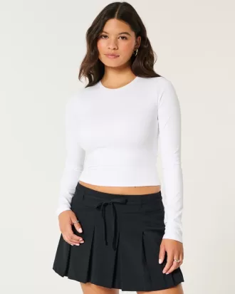 Soft Stretch Seamless Fabric Long-Sleeve Crew Top,Soft Stretch Seamless Fabric Long-Sleeve Crew Top Soft Stretch Seamless Fabric Long-Sleeve Crew Top,Soft Stretch Seamless Fabric Long-Sleeve Crew Top