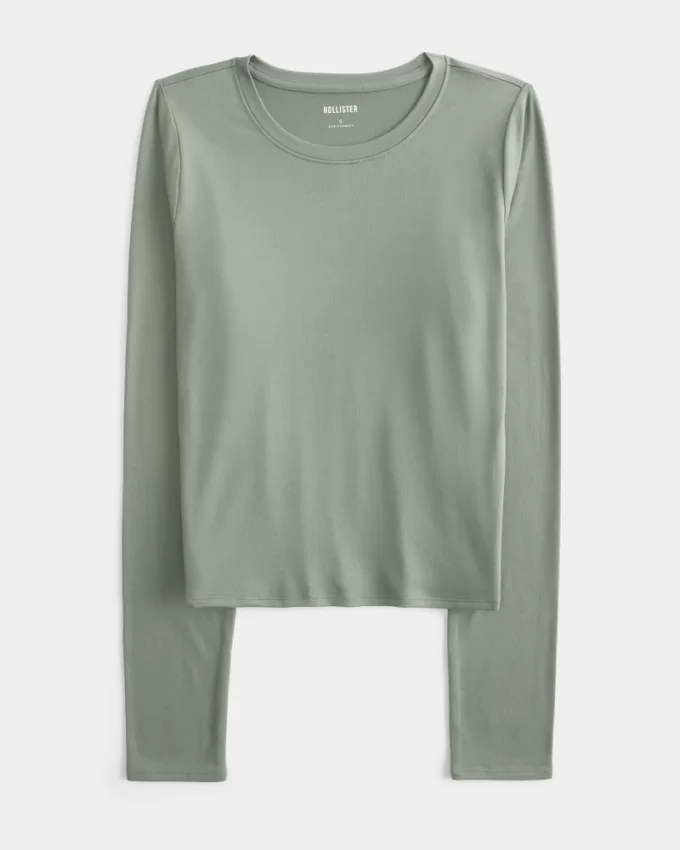 Soft Stretch Seamless Fabric Long-Sleeve Top,Soft Stretch Seamless Fabric Long-Sleeve Top Soft Stretch Seamless Fabric Long-Sleeve Top,Soft Stretch Seamless Fabric Long-Sleeve Top