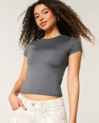 Soft Stretch Seamless Fabric Longline Baby Tee,Soft Stretch Seamless Fabric Longline Baby Tee Soft Stretch Seamless Fabric Longline Baby Tee,Soft Stretch Seamless Fabric Longline Baby Tee