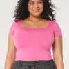 Soft Stretch Seamless Fabric Square Neck Baby Tee,Soft Stretch Seamless Fabric Square Neck Baby Tee Soft Stretch Seamless Fabric Square Neck Baby Tee,Soft Stretch Seamless Fabric Square Neck Baby Tee