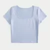 Soft Stretch Seamless Fabric Square-Neck Baby Tee,Soft Stretch Seamless Fabric Square-Neck Baby Tee Soft Stretch Seamless Fabric Square-Neck Baby Tee,Soft Stretch Seamless Fabric Square-Neck Baby Tee
