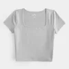 Soft Stretch Seamless Fabric Square Neck Baby Tee,Soft Stretch Seamless Fabric Square Neck Baby Tee Soft Stretch Seamless Fabric Square Neck Baby Tee,Soft Stretch Seamless Fabric Square Neck Baby Tee