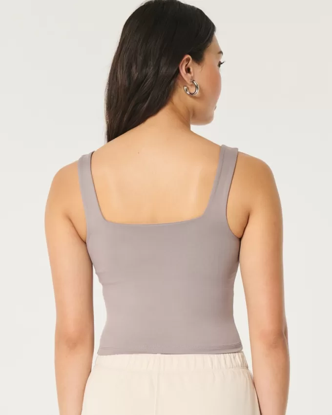 Soft Stretch Seamless Fabric Square-Neck Tank,Soft Stretch Seamless Fabric Square-Neck Tank Soft Stretch Seamless Fabric Square-Neck Tank,Soft Stretch Seamless Fabric Square-Neck Tank